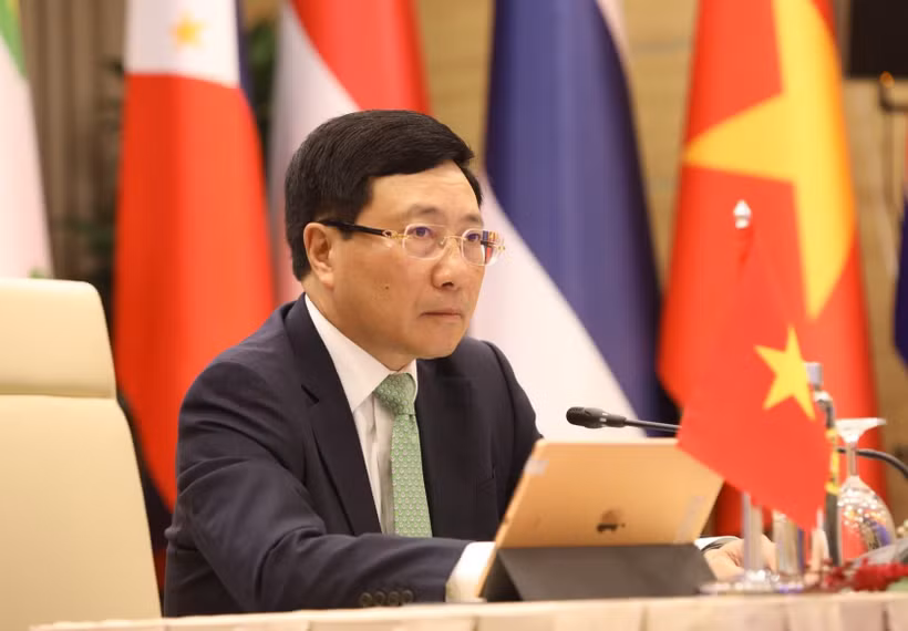 Phó Thủ tướng, Bộ trưởng Bộ Ngoại giao Phạm Bình Minh. (Ảnh: Văn Điệp/TTXVN)