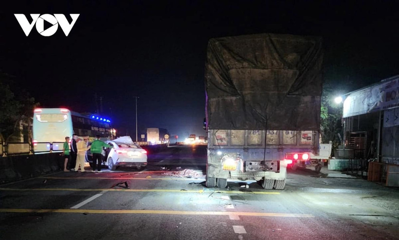 Hiện trường vụ tai nạn.(Nguồn: VOV)