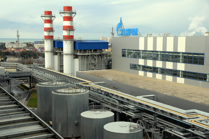 Một nhà máy nhiệt điện của tập đoàn khí đốt Gazprom ở Sochi, Nga. (Ảnh: AFP/TTXVN)