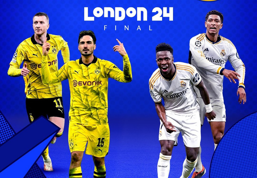 Dortmund sẽ đối đầu Real Madrid ở chung kết Champions League mùa này. (Nguồn: UEFA)