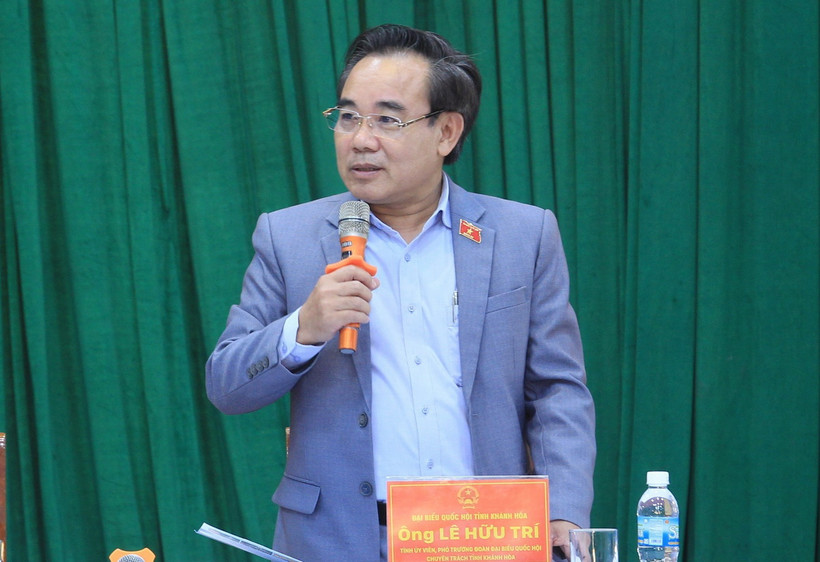 Phó Trưởng Đoàn chuyên trách Đoàn Đại biểu Quốc hội tỉnh Khánh Hòa Lê Hữu Trí. (Ảnh: Phan Sáu/TTXVN)