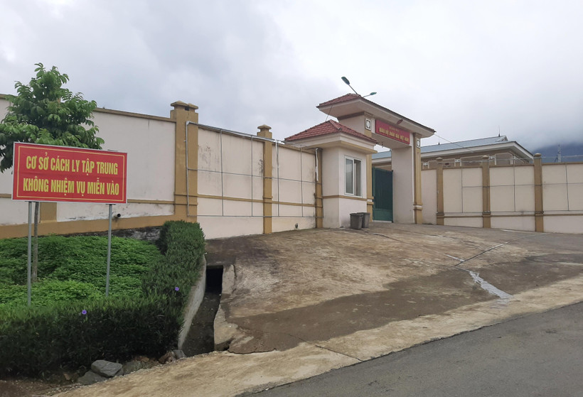 Khu cách ly tập trung số 2 tại thành phố Lai Châu, tỉnh Lai Châu. (Ảnh: Nguyễn Oanh-TTXVN)