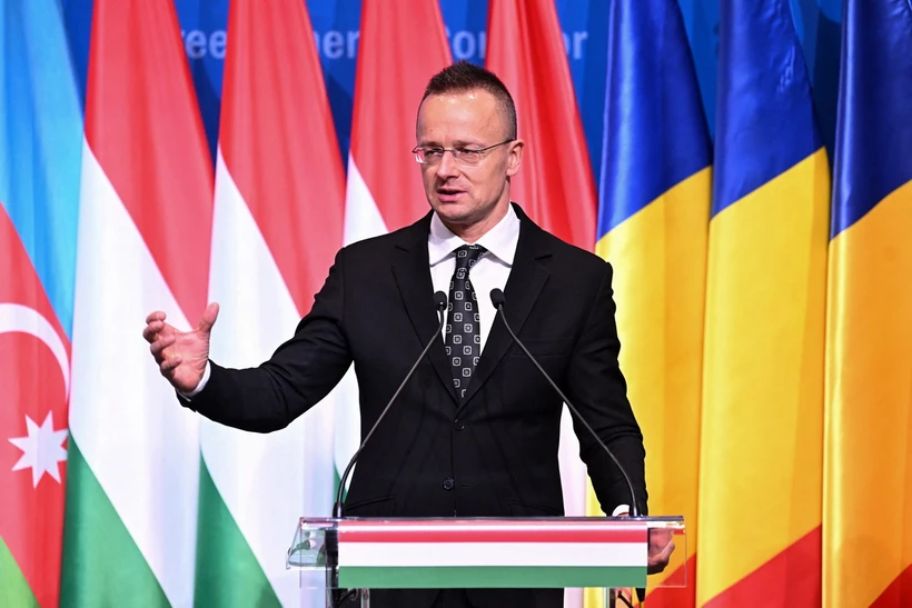 Ngoại trưởng Hungary Peter Szijjarto. (Ảnh: AFP/TTXVN)