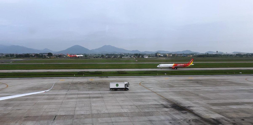 Máy bay của hãng hàng không Vietjet. (Ảnh: Việt Hùng/Vietnam+)