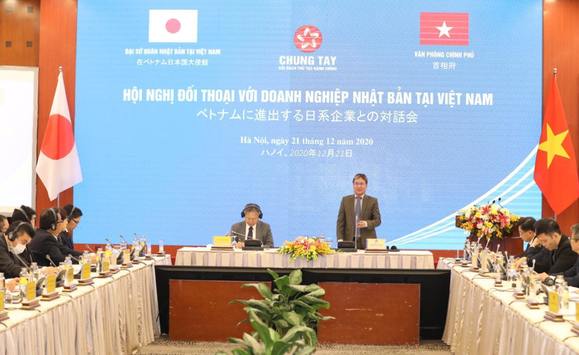 Phó Chủ nhiệm Văn phòng Chính phủ Nguyễn Cao Lục phát biểu. (Ảnh: Văn Điệp/TTXVN)