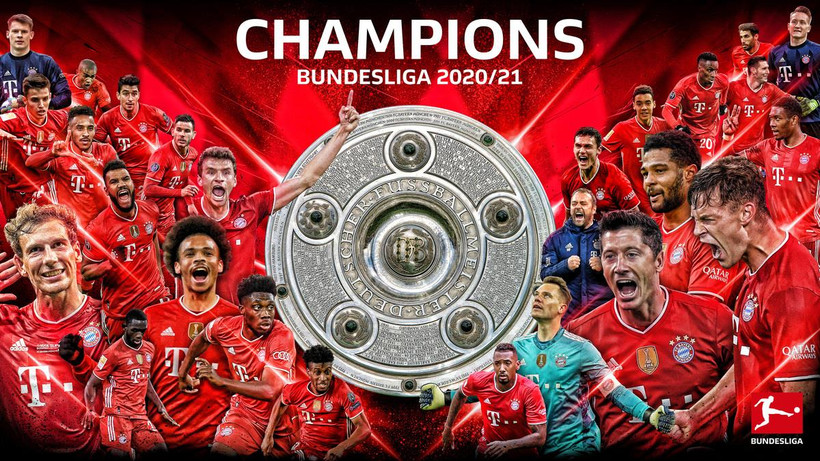 Bayern Munich trở thành nhà vô địch Bundesliga 2020-21.