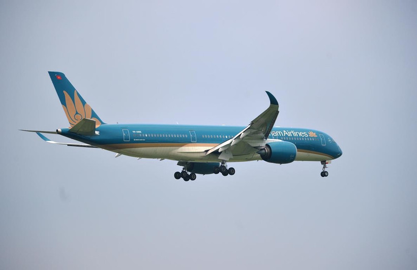 Máy bay của hãng hàng không Vietnam Airlines. (Ảnh: Hoàng Anh/Vietnam+)