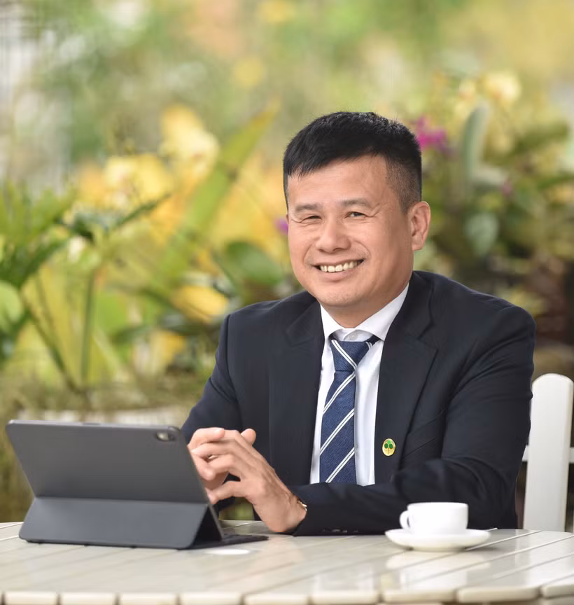 Tiến sỹ Phạm Hồng Điệp, Chủ tịch Hội đồng quản trị, Tổng Giám đốc Công ty cổ phần Shinec, chủ đầu tư Khu công nghiệp Nam Cầu Kiền. (Ảnh: Vietnam+)
