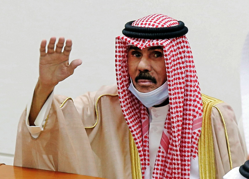 Quốc vương Kuwait Nawaf al-Ahmad al-Jaber al-Sabah qua đời ở tuổi 86. (Ảnh: AFP/TTXVN)