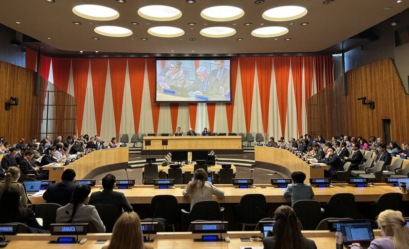 Toàn cảnh phiên họp của Hội đồng Kinh tế Xã hội Liên hợp quốc (ECOSOC). (Ảnh: Thanh Tuấn/TTXVN)