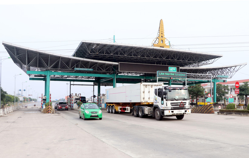 Trạm BOT Mỹ Lộc-Nam Định. (Ảnh: Văn Đạt/TTXVN)