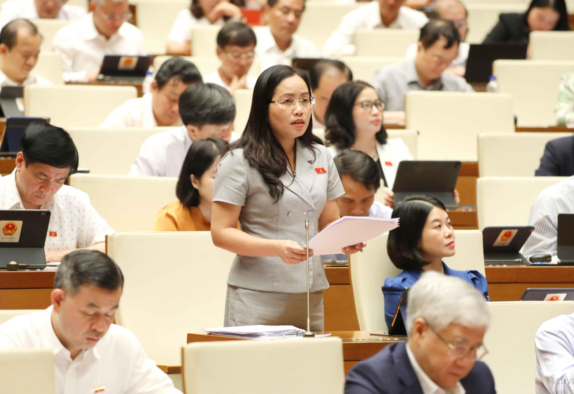 Đại biểu Quốc hội tỉnh Bắc Kạn Hồ Thị Kim Ngân. (Nguồn: TTXVN)