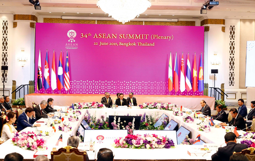 Toàn cảnh Phiên toàn thể Hội nghị cấp cao ASEAN lần thứ 34. (Ảnh: Thống Nhất/TTXVN)