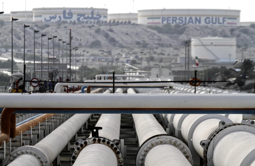  Cơ sở khai thác dầu trên đảo Khark, Iran. (Ảnh: AFP/ TTXVN)
