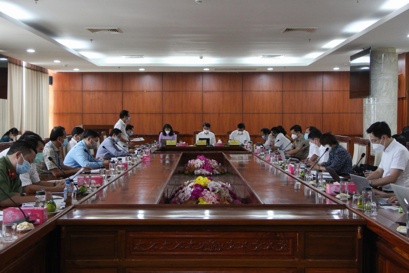 Quang cảnh buổi làm việc. (Ảnh: Hồng Thái/TTXVN)