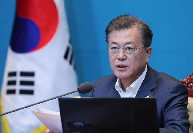 Tổng thống Hàn Quốc Moon Jae-in. (Ảnh: Yonhap/TTXVN)