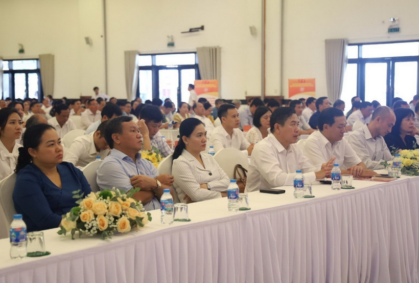 Các đại biểu và báo cáo viên tham dự hội nghị. (Ảnh: Xuân Triệu/TTXVN)