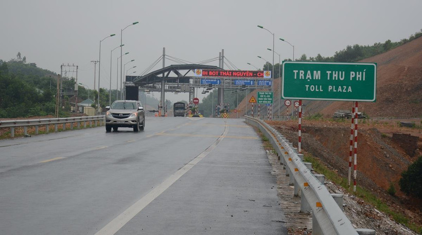 Bộ Giao thông Vận tải đề xuất tên gọi mới trạm thu phí thành trạm thu tiền. (Ảnh: Việt Hùng/Vietnam+)