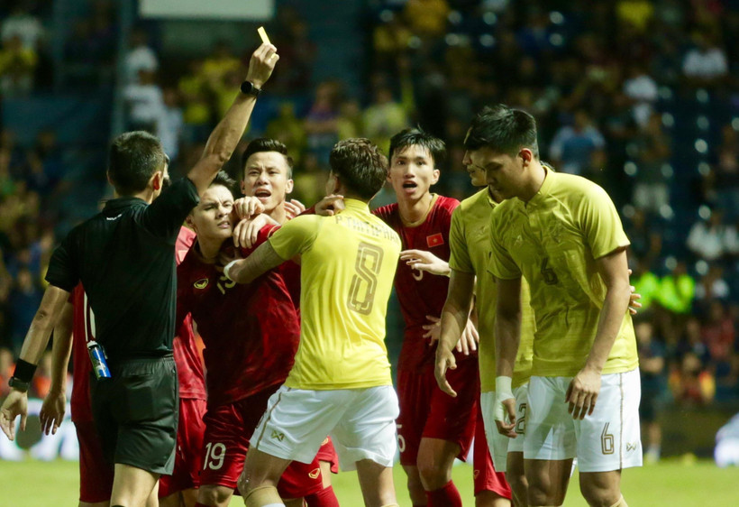 Trận đấu giữa Thái Lan và Việt Nam hứa hẹn sẽ rất kịch tính. (Ảnh: Minh Tiến/Vietnam+)