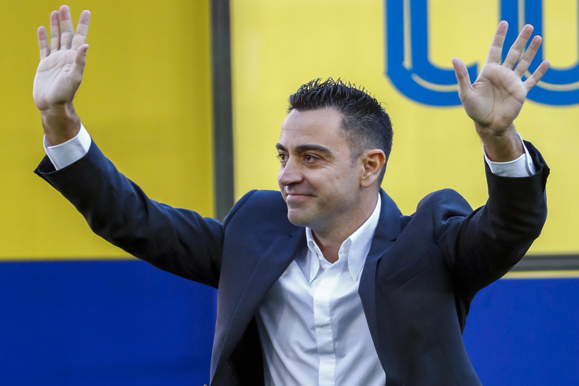 Xavi Hernandez trong ngày ra mắt. (Nguồn: AP)