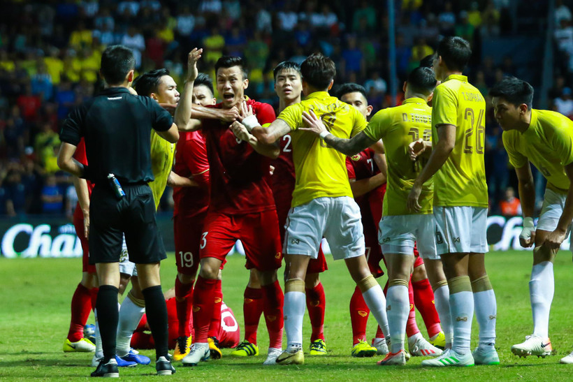 Trận Thái Lan-Việt Nam không chỉ vì 3 điểm mà còn là vì danh dự. (Ảnh: Nguyên An/Vietnam+)