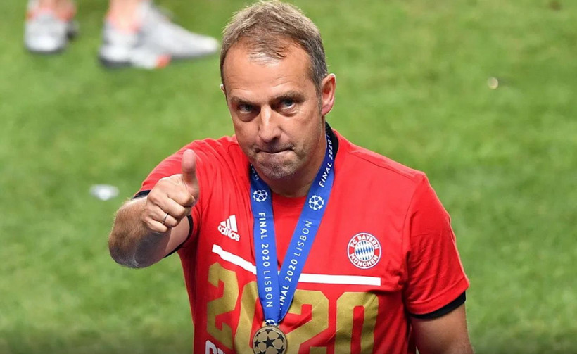 Hansi Flick là HLV xuất sắc nhất Đức năm 2020. (Nguồn: FcBayern)