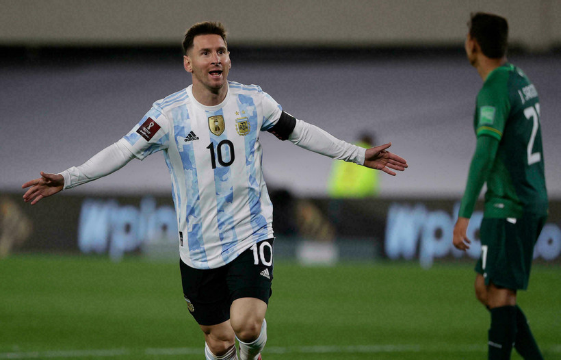 Messi lập hat-trick giúp Argentina chiến thắng. (Nguồn: AFP)