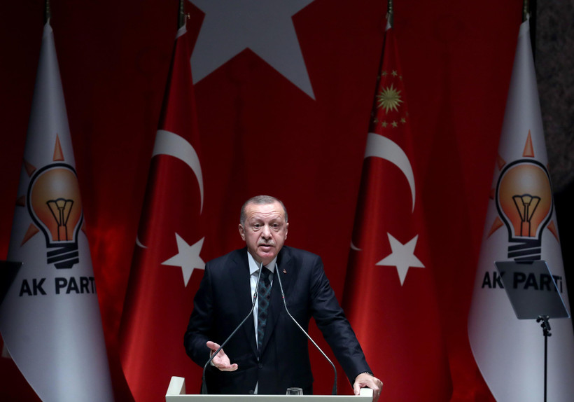 Tổng thống Thổ Nhĩ Kỳ Tayyip Erdogan. (Ảnh: AFP/TTXVN)