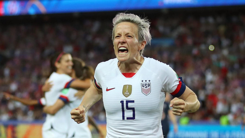 Megan Rapinoe mang chiến thắng về cho tuyển Mỹ. (Nguồn: Getty Images)