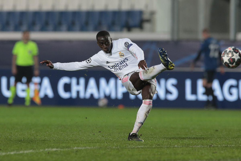 Ferland Mendy ghi bàn duy nhất giúp Real Madrid giành chiến thắng. (Nguồn: Getty Images)