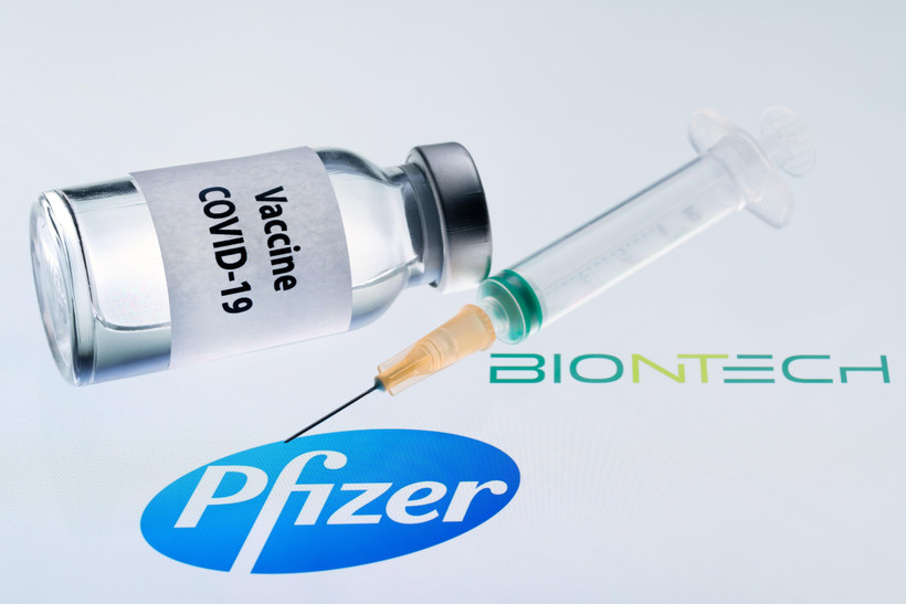 Vaccine ngừa Covid-19 của Pfizer/BioNtech. (Ảnh: AFP/TTXVN)