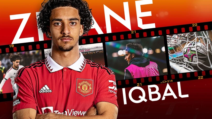 Zidane Iqbal là “sản phẩm” của lò đào tạo Carrington thuộc Manchester United. (Nguồn: Sky)