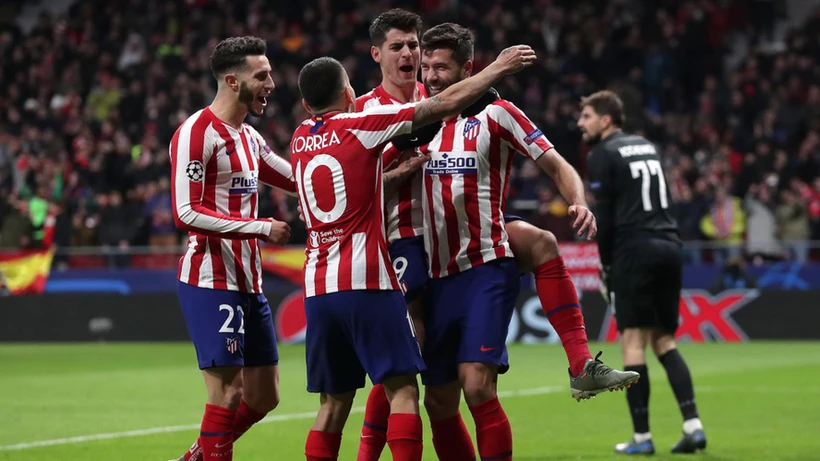 Atletico Madrid giành vé vào vòng 1/8 Champions League. (Nguồn: AFP/Getty Images)