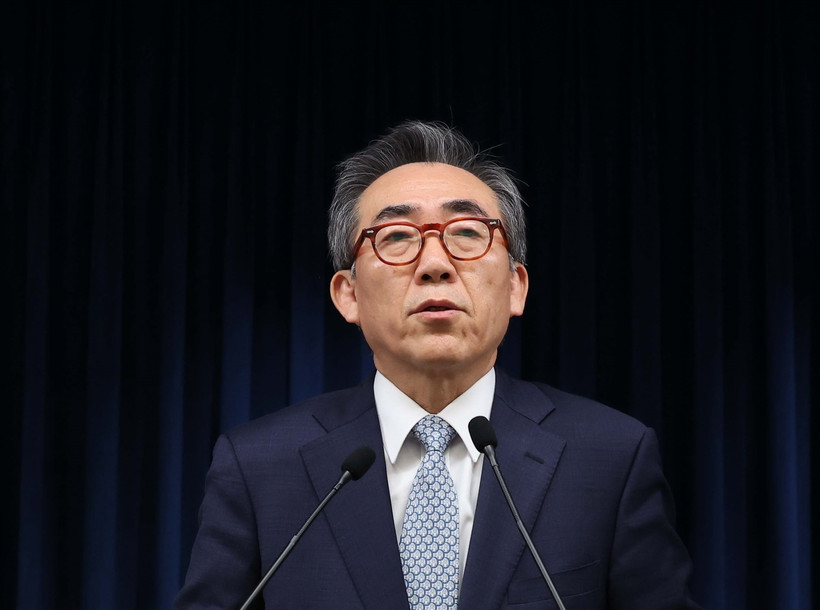 Cựu Thứ trưởng Ngoại giao Cho Tae-yul được bổ nhiệm làm Ngoại trưởng Hàn Quốc, ngày 19/12/2023. (Ảnh: Yonhap/TTXVN)