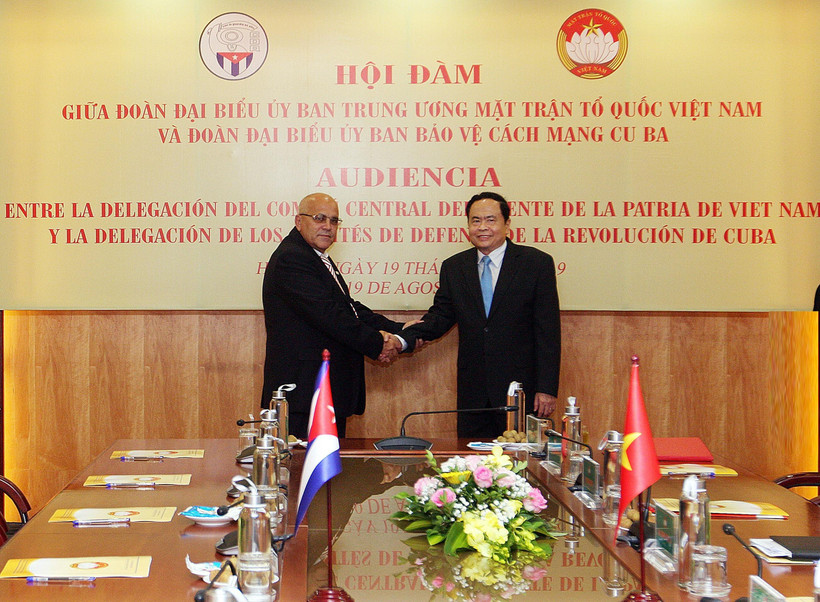 Quang cảnh hội đàm. (Ảnh: Nguyễn Dân/TTXVN)