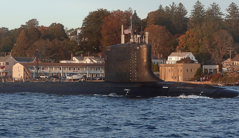 USS Vermont - tàu ngầm tấn công chạy bằng năng lượng hạt nhân lớp Virginia. (Nguồn: Wikipedia)