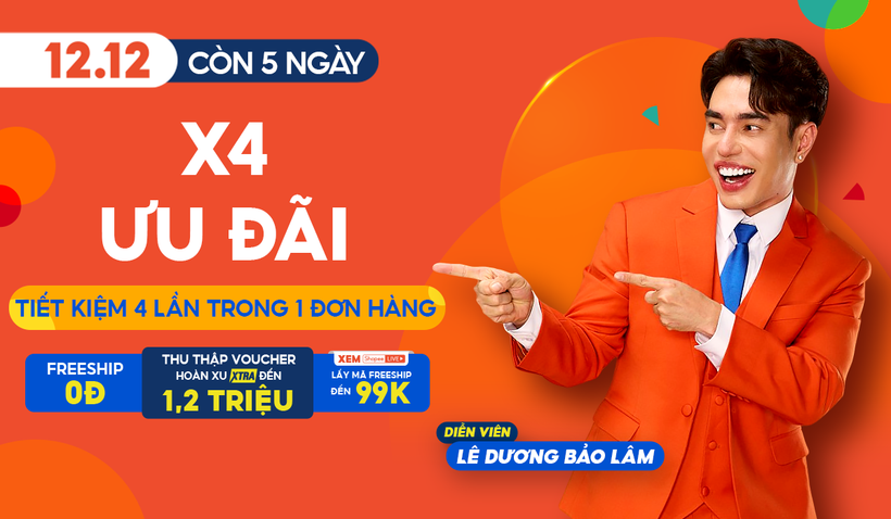 Theo các sàn thương mại điện tử, siêu sale 12/12 là sự kiện mua sắm hàng giảm giá lớn cuối cùng của năm 2022 nên các ưu đãi được "tổng lực" đưa ra rất hấp dẫn. 