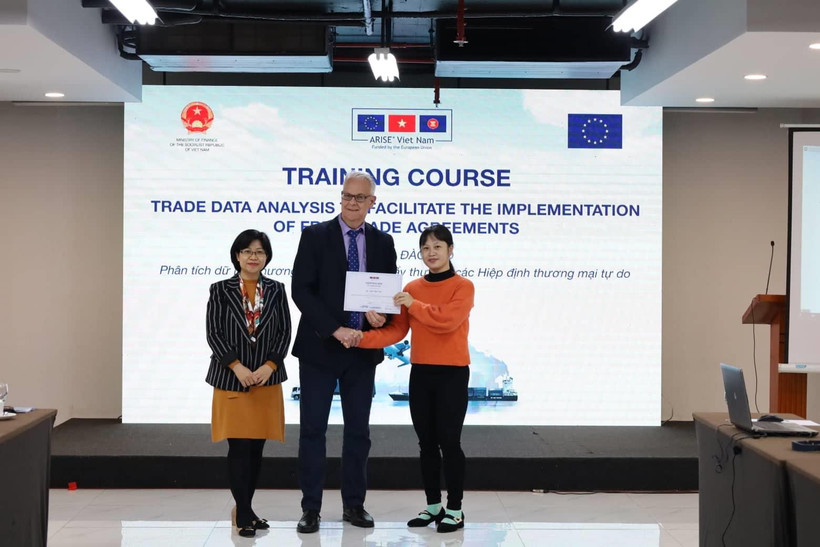 ARISE+ Việt Nam là Dự án do Liên minh châu Âu tài trợ góp phần giúp nền kinh tế Việt Nam hội nhập vào chuỗi sản xuất toàn cầu thông qua hỗ trợ có mục tiêu cho cả hai khu vực công và tư. (Ảnh: Vietnam+)