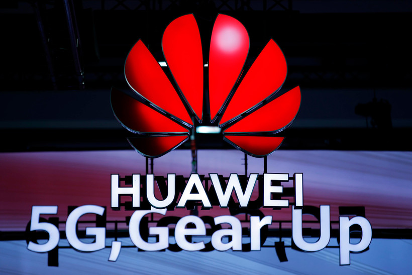 Mạng 5G của Huawei được giới thiệu tại Diễn đàn di động toàn cầu ở Zurich, Thụy Sĩ, ngày 15/10/2019. (Ảnh: AFP/TTXVN)
