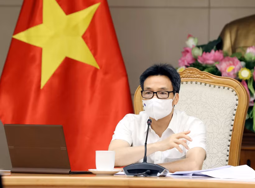 Phó Thủ tướng Chính phủ Vũ Đức Đam phát biểu chỉ đạo. (Ảnh: Phạm Kiên/TTXVN)