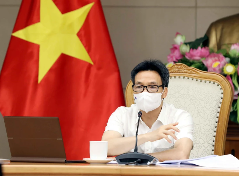 Phó Thủ tướng Chính phủ Vũ Đức Đam phát biểu chỉ đạo. (Ảnh: Phạm Kiên/TTXVN)