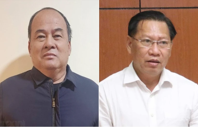 Bãi nhiệm chức vụ đối với ông Nguyễn Thanh Bình và ông Trần Anh Thư. (Ảnh: TTXVN)