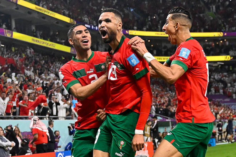 Maroc lập kỳ tích vào bán kết World Cup 2022. (Ảnh; AFP)