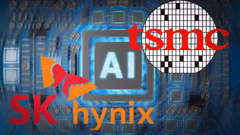 SK Hynix bắt tay với TSMC phát triển mẫu chip nhớ tiên tiến thế hệ thứ 6. (Nguồn: AP) 