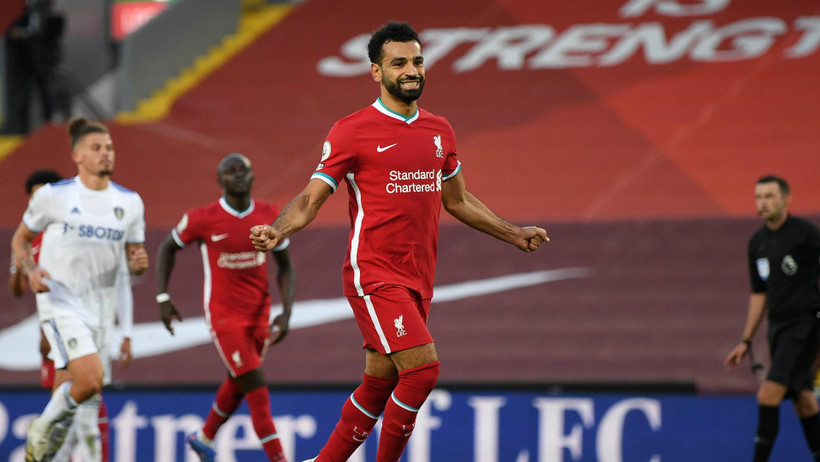 Salah tỏa sáng giúp Liverpool thắng Leeds 4-3. (Nguồn: Getty Images)
