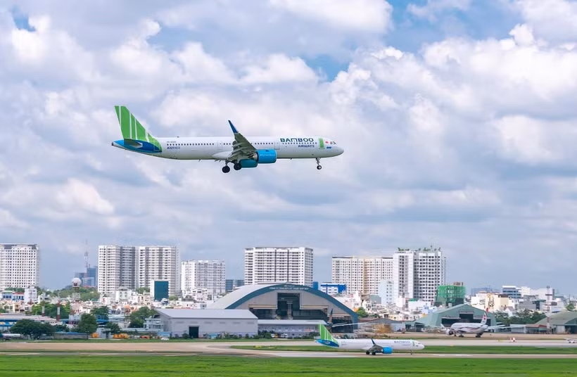 Bamboo Airways khôi phục, mở mới nhiều đường bay quốc tế. (Ảnh: CTV/Vietnam+)
