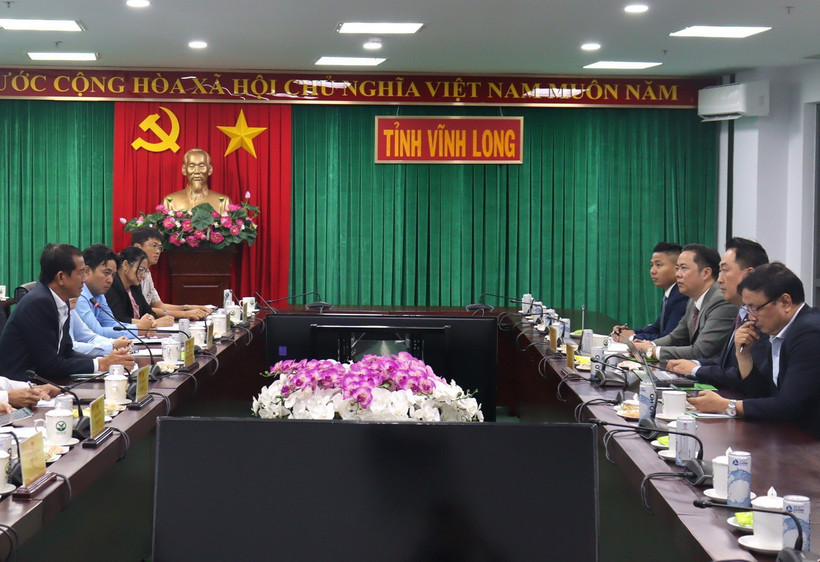 Quang cảnh buổi làm việc. (Ảnh: Lê Thúy Hằng/TTXVN)