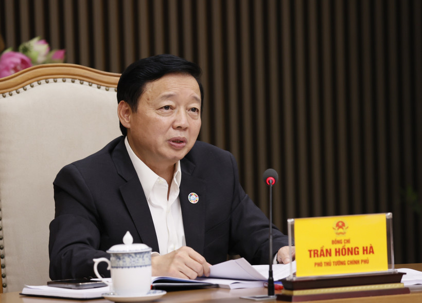 Phó Thủ tướng Trần Hồng Hà. (Ảnh: Văn Điệp/TTXVN)