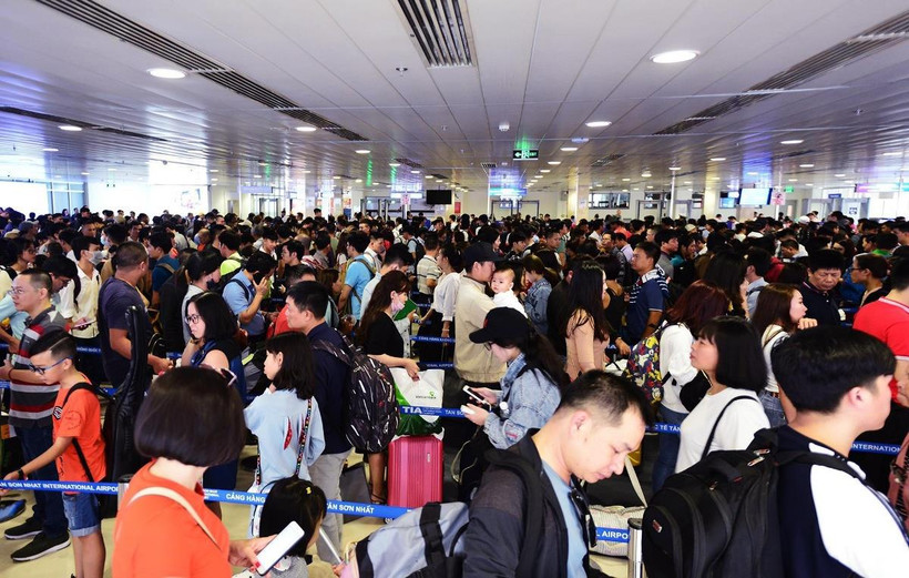 Nhu cầu đi lại bằng đường hàng không vào mỗi dịp Tết Nguyên đán luôn rất cao. (Ảnh: CTV/Vietnam)
