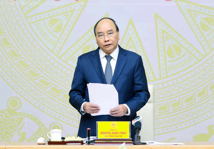 Thủ tướng Nguyễn Xuân Phúc phát biểu. (Ảnh: Thống Nhất/TTXVN)